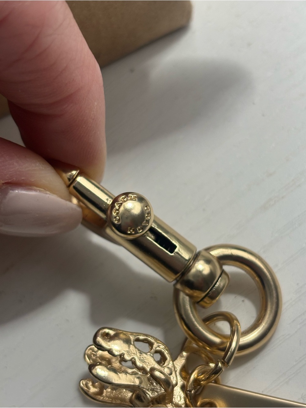 Lot of Authentic Repurposed Coach Charms Keychains + Box - Picture 3 of 6